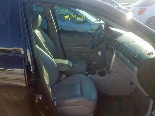 1G1AT58HX97144445 - 2009 CHEVROLET COBALT LT BLACK photo 5