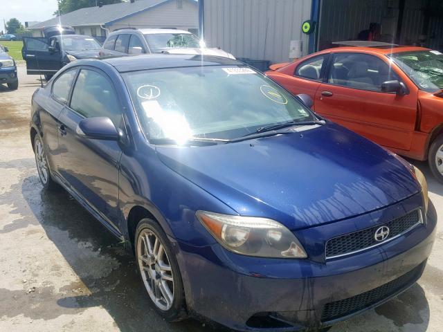 JTKDE177970163051 - 2007 TOYOTA SCION TC BLUE photo 1