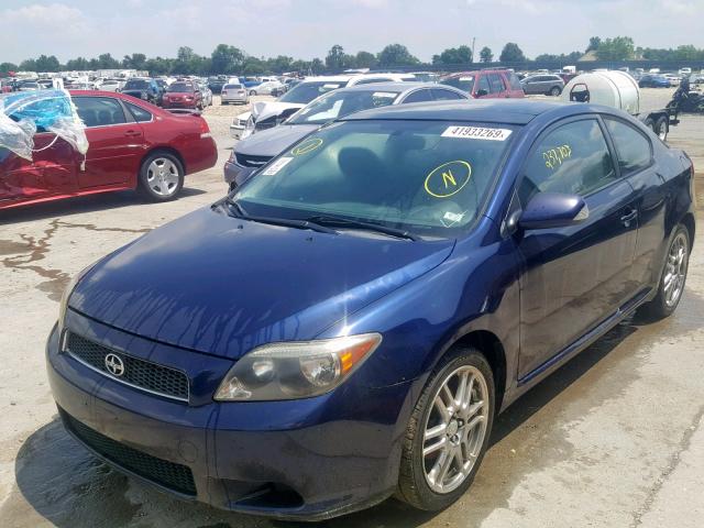 JTKDE177970163051 - 2007 TOYOTA SCION TC BLUE photo 2