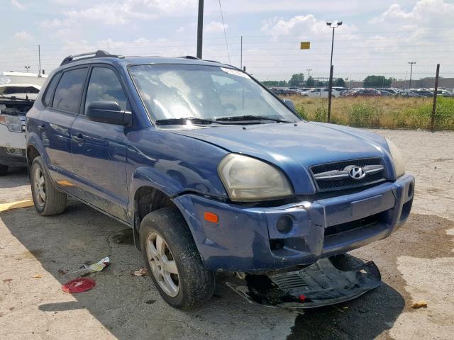 KM8JM12B96U376447 - 2006 HYUNDAI TUCSON GL BLUE photo 1