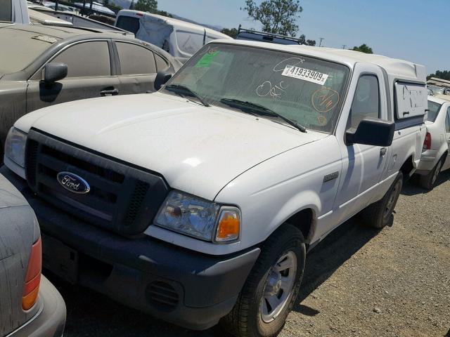 1FTYR10D18PA16485 - 2008 FORD RANGER WHITE photo 2