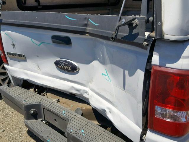 1FTYR10D18PA16485 - 2008 FORD RANGER WHITE photo 9