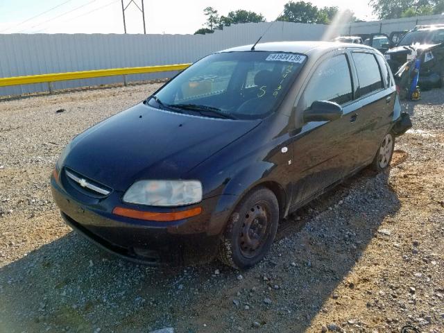 KL1TD66678B123527 - 2008 CHEVROLET AVEO BASE Qara foto 2