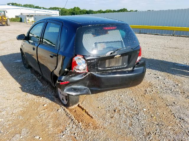 KL1TD66678B123527 - 2008 CHEVROLET AVEO BASE Qara foto 9