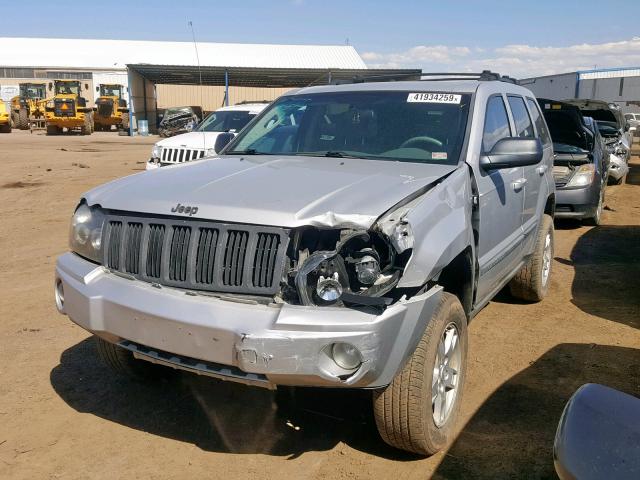 1J8GR48K67C542741 - 2007 JEEP GRAND CHER SILVER photo 2