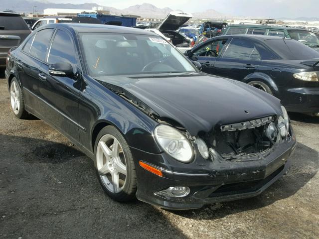 WDBUF56X49B393485 - 2009 MERCEDES-BENZ E 350 BLACK photo 1