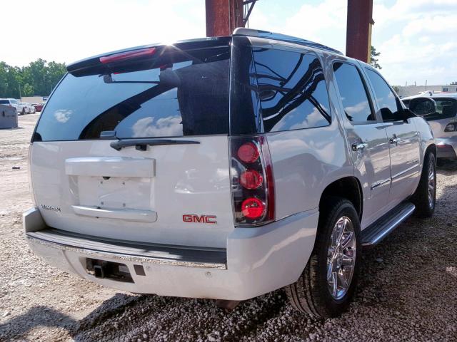 1GKUKEEF3AR264319 - 2010 GMC YUKON DENA WHITE photo 4