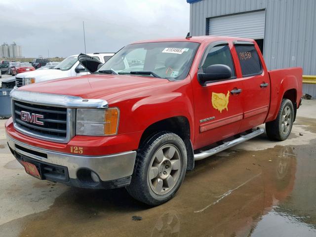 3GTP1VE09BG197489 - 2011 GMC SIERRA C15 RED photo 2