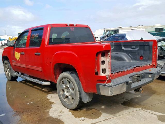 3GTP1VE09BG197489 - 2011 GMC SIERRA C15 RED photo 3