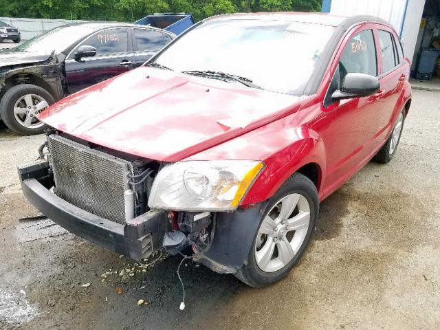 1C3CDWDA0CD536407 - 2012 DODGE CALIBER SX RED photo 2