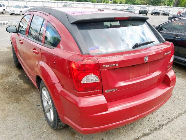 1C3CDWDA0CD536407 - 2012 DODGE CALIBER SX RED photo 3