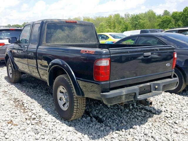 1FTYR14U25PA60971 - 2005 FORD RANGER SUP BLACK photo 3