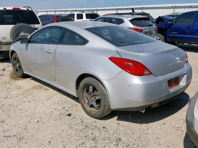 1G2ZK17K194246192 - 2009 PONTIAC G6 GT SILVER photo 3