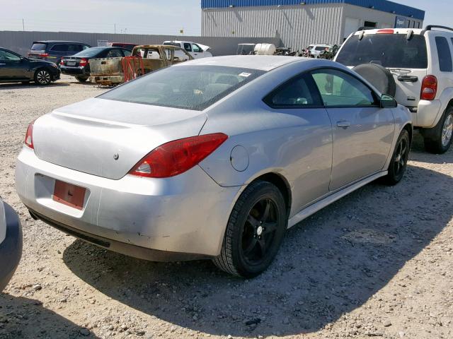 1G2ZK17K194246192 - 2009 PONTIAC G6 GT SILVER photo 4