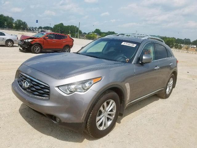 JN8AS1MU4AM801241 - 2010 INFINITI FX35 SILVER photo 2