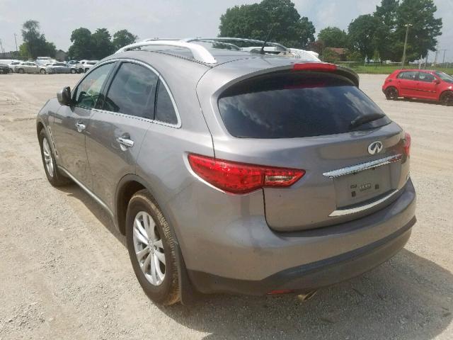 JN8AS1MU4AM801241 - 2010 INFINITI FX35 SILVER photo 3