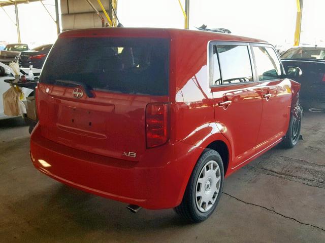 JTLKE50E091097540 - 2009 TOYOTA SCION XB 红色 照片 4