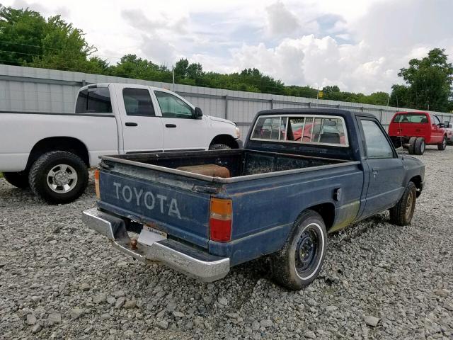 JT4RN50R0J5175082 - 1988 TOYOTA PICKUP 1/2 BLUE photo 4