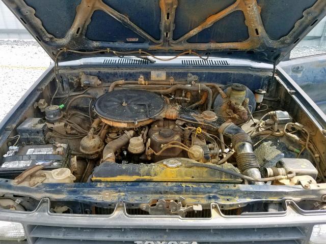 JT4RN50R0J5175082 - 1988 TOYOTA PICKUP 1/2 BLUE photo 7