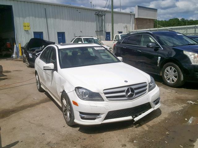 WDDGF4HB6DR289466 - 2013 MERCEDES-BENZ C 250 WHITE photo 1