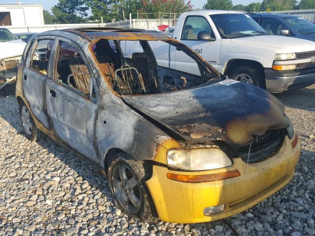 KL1TG66636B603357 - 2006 CHEVROLET AVEO LT YELLOW photo 1