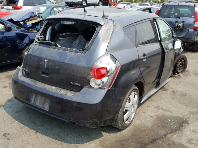 5Y2SL67849Z445610 - 2009 PONTIAC VIBE CHARCOAL photo 4