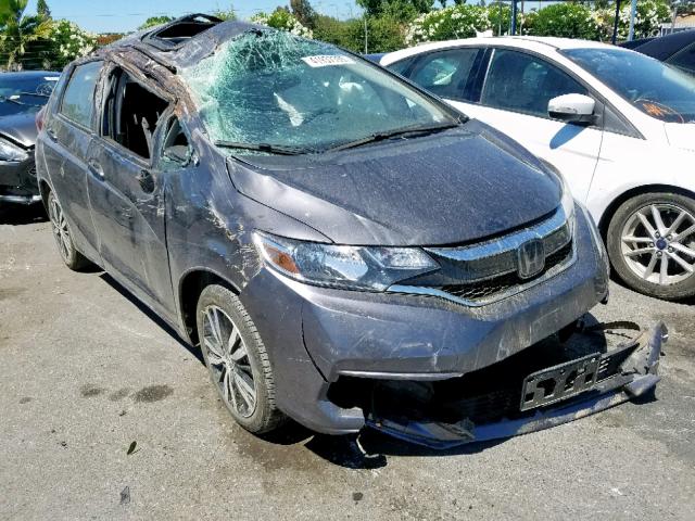 3HGGK5H83JM712843 - 2018 HONDA FIT EX CHARCOAL photo 1