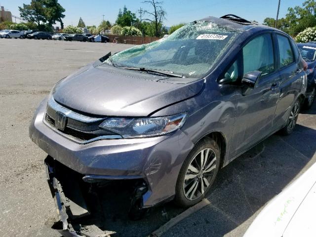 3HGGK5H83JM712843 - 2018 HONDA FIT EX CHARCOAL photo 2