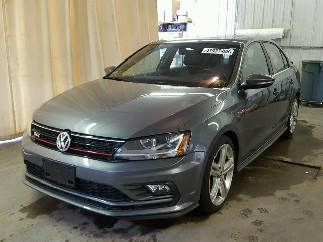 3VW4T7AJ1HM244447 - 2017 VOLKSWAGEN JETTA GLI GRAY photo 2