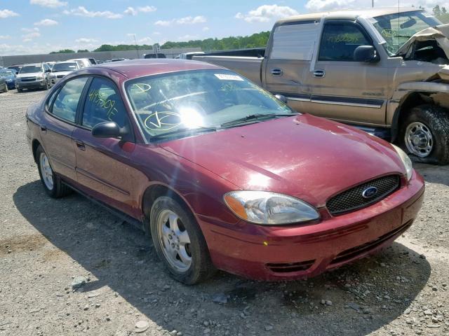 1FAFP53255A122716 - 2005 FORD TAURUS SE RED photo 1