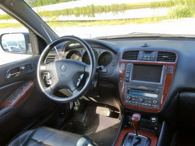 2HNYD18965H512469 - 2005 ACURA MDX TOURIN GRAY photo 9