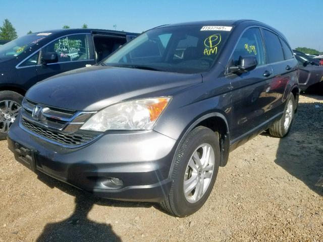 5J6RE4H70BL059062 - 2011 HONDA CR-V EXL GRAY photo 2