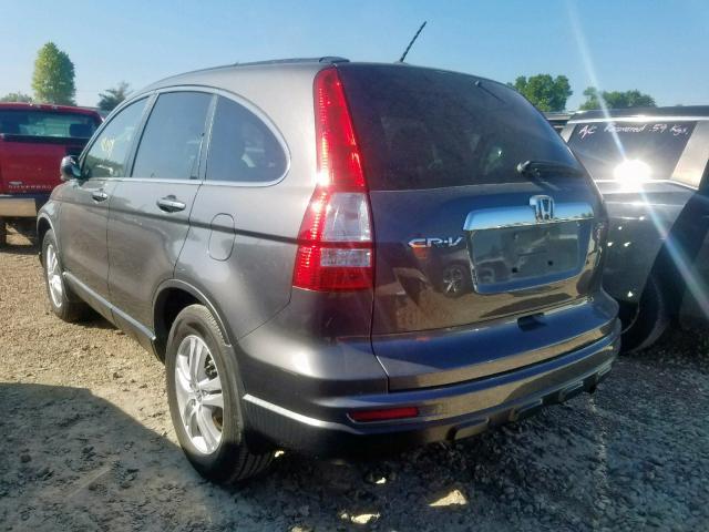 5J6RE4H70BL059062 - 2011 HONDA CR-V EXL GRAY photo 3