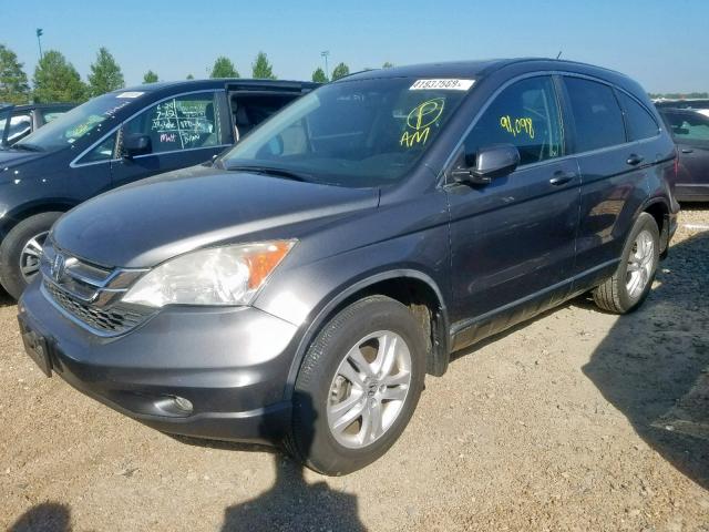 5J6RE4H70BL059062 - 2011 HONDA CR-V EXL GRAY photo 9