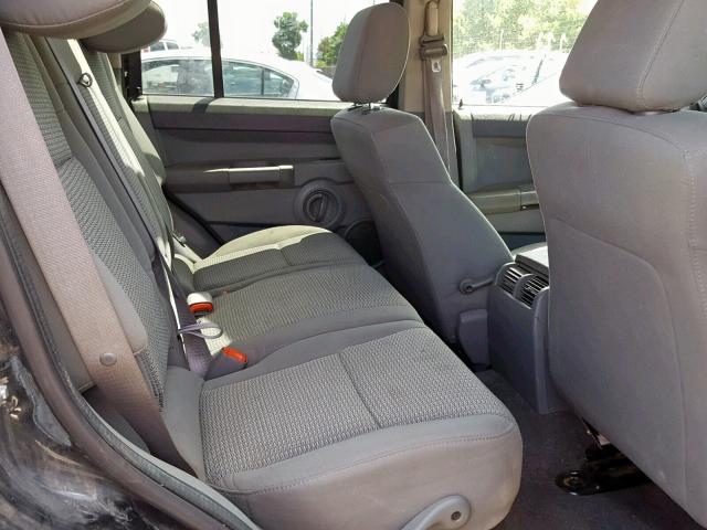 1J8HG48K97C663807 - 2007 JEEP COMMANDER BLACK photo 6