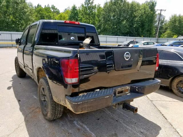 1N6AA0EK5CN315456 - 2012 NISSAN TITAN S BLACK photo 3