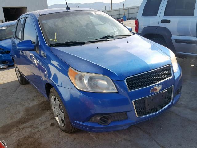 KL1TD66E79B306127 - 2009 CHEVROLET AVEO LS BLUE photo 1