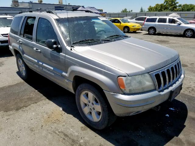 1J4GW58N61C537881 - 2001 JEEP GRAND CHER GRAY photo 1