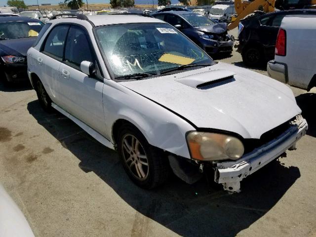 JF1GG29604H815731 - 2004 SUBARU IMPREZA WR WHITE photo 1