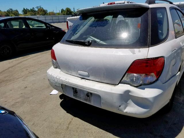 JF1GG29604H815731 - 2004 SUBARU IMPREZA WR WHITE photo 10