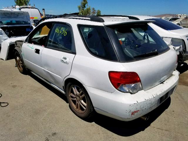 JF1GG29604H815731 - 2004 SUBARU IMPREZA WR WHITE photo 3