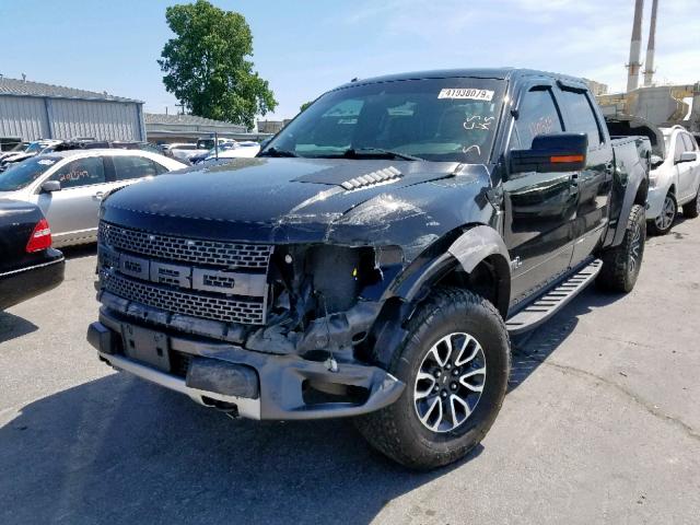 1FTFW1R66CFB84092 - 2012 FORD F150 SVT R BLACK photo 2