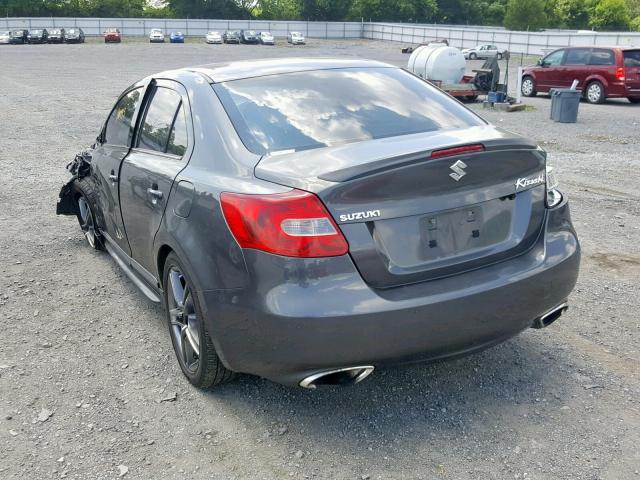 JS2RE9A81B6110725 - 2011 SUZUKI KIZASHI SP GRAY photo 3