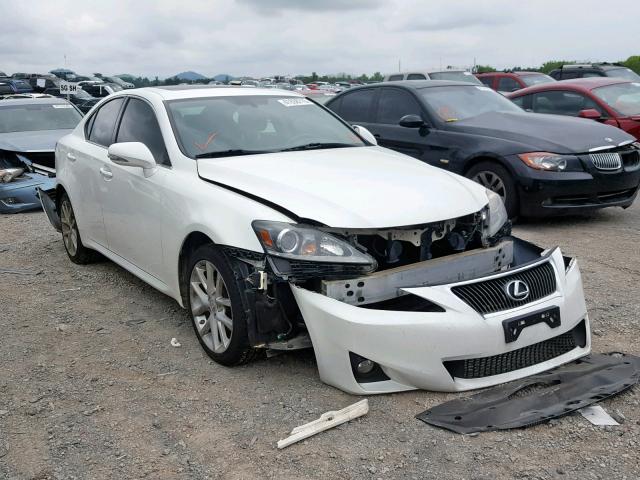 JTHCF5C26C5060358 - 2012 LEXUS IS 250 WHITE photo 1