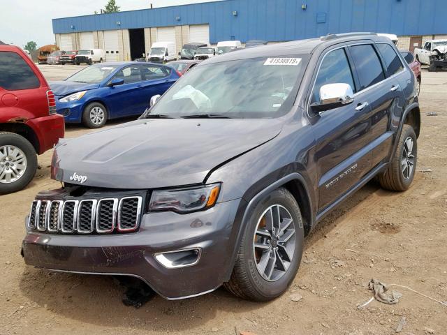 1C4RJEBG7KC789292 - 2019 JEEP GRAND CHER GRAY photo 2