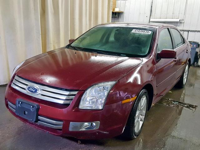 3FAFP08126R132596 - 2006 FORD FUSION SEL MAROON photo 2