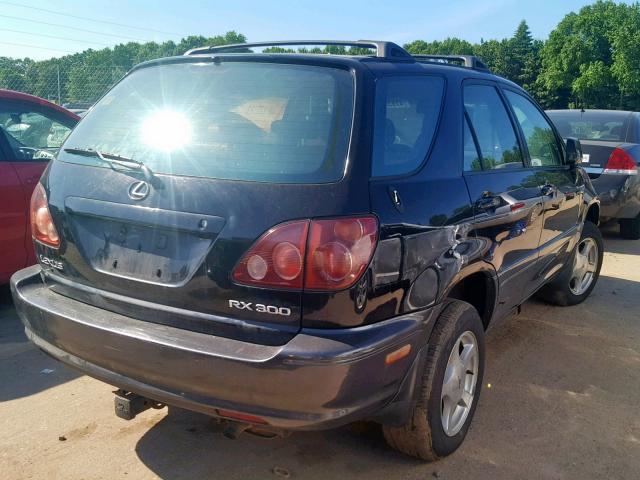 JT6HF10U1Y0122881 - 2000 LEXUS RX 300 BLACK photo 4