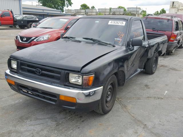 4TARN81A2NZ019310 - 1992 TOYOTA PICKUP 1/2 BLACK photo 2