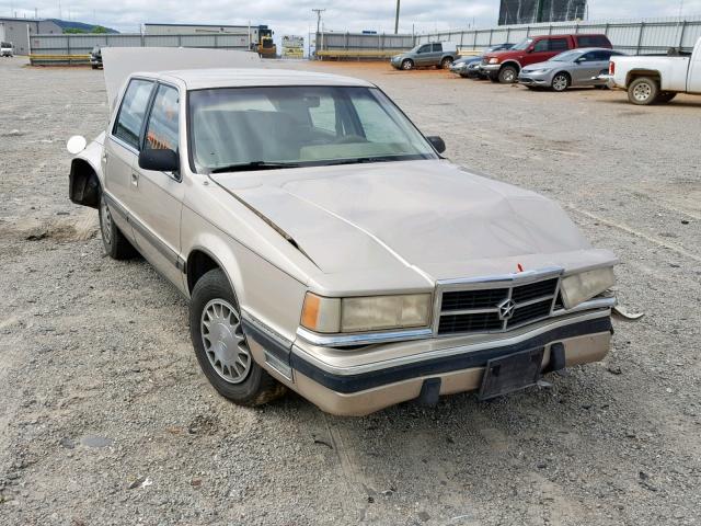 1B3BC5636KD452207 - 1989 DODGE DYNASTY LE GOLD photo 1