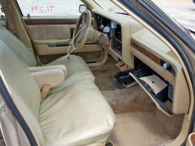 1B3BC5636KD452207 - 1989 DODGE DYNASTY LE GOLD photo 5